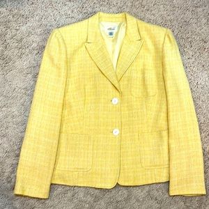 Yellow summer weight jacket